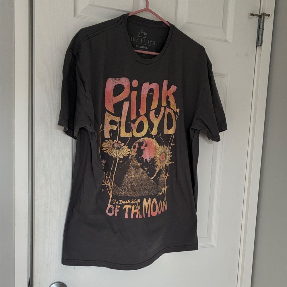 Pink Floyd Dark Side of the Moon Tee - Black and Pink